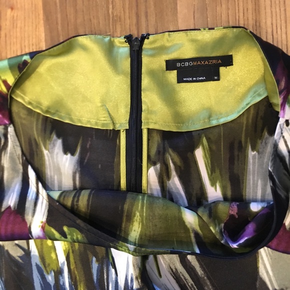 Colorful Paint Stroke BCBG Dress - Picture 4 of 5